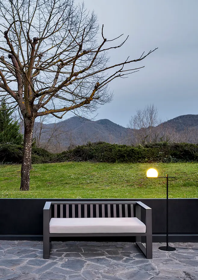 Estiluz - Circ Floor lamps - 3729X - Outdoor - 26 Black