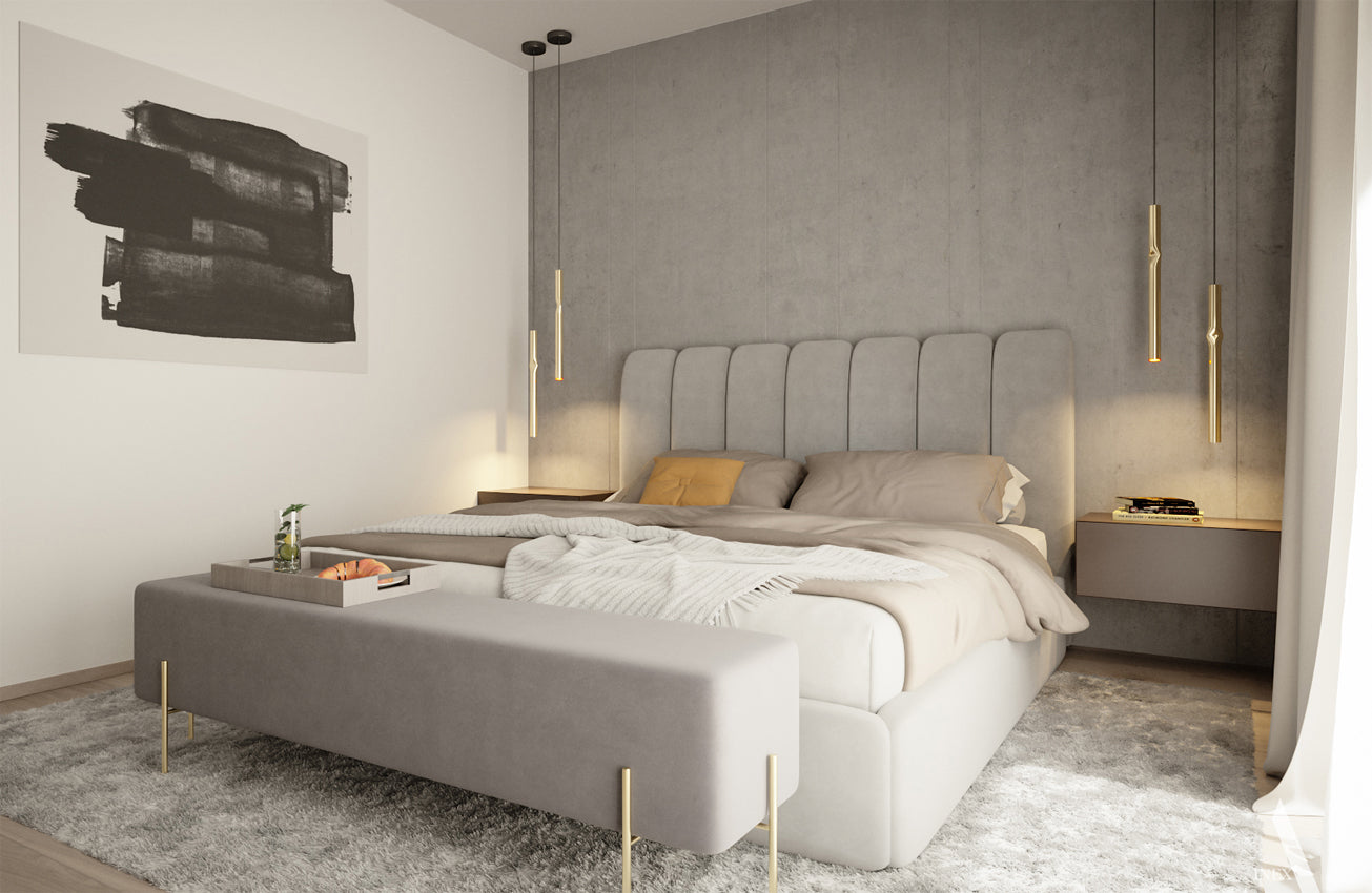 Estiluz Flow pendant light small T-3734S with surface canopy