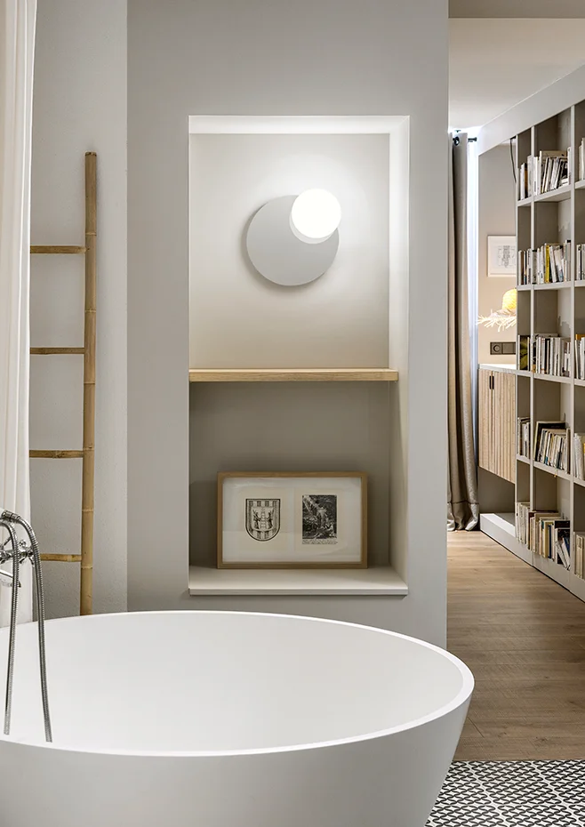 Estiluz - Circ Wall Lights - 3702 - 23 Smoked Grey