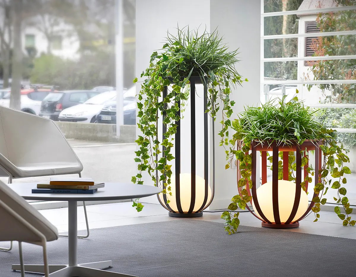 Estiluz - Bols Floor lamps - 4027X - Outdoor - 96 Anthracite