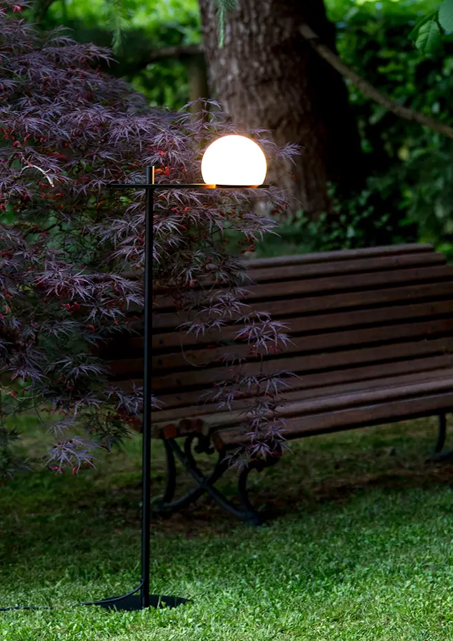 Estiluz - Circ Floor lamps - 3729X - Outdoor - 26 Black