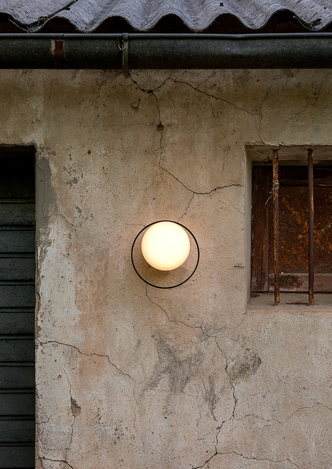 Estiluz - Circ Wall Lights - 3722X - Outdoor - 26 Black