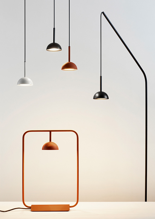 Estiluz - Cupolina Floor lamps - 3939 - 26 Black