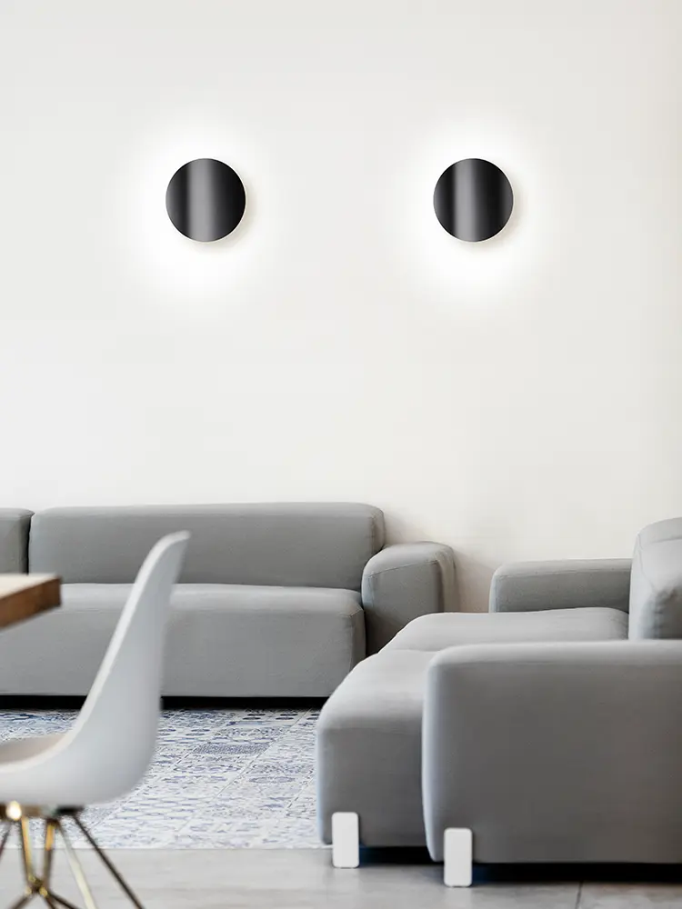 Estiluz - Lune Wall Lights - 3370 - Indoor & Outdoor - 26 Black