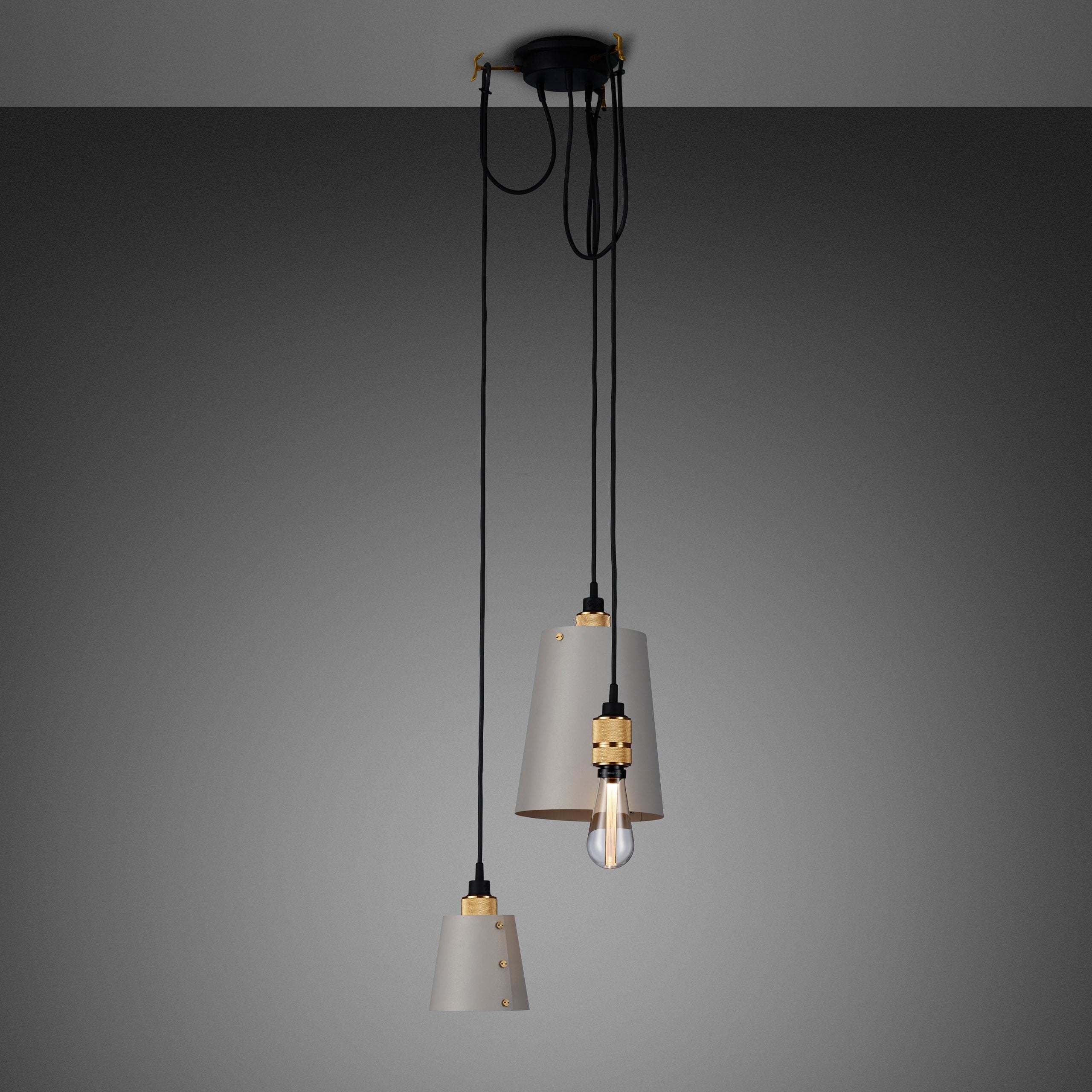Buster & Punch Hooked Pendant Chandelier - 3.0 - Mix - Stone - Steel - 2.6m