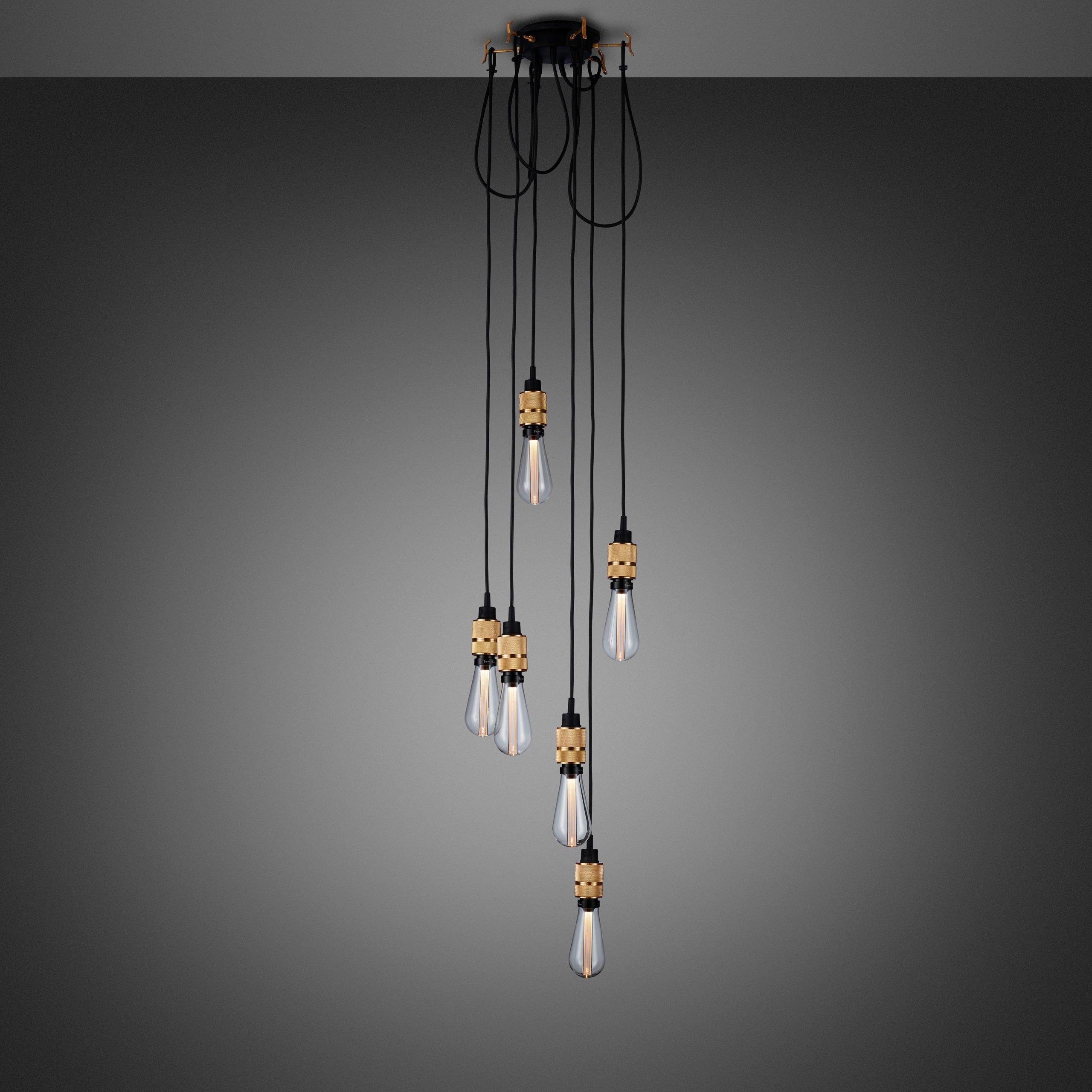 Buster & Punch Hooked Pendant Chandelier - 6.0 - Nude - Steel - 2.6m