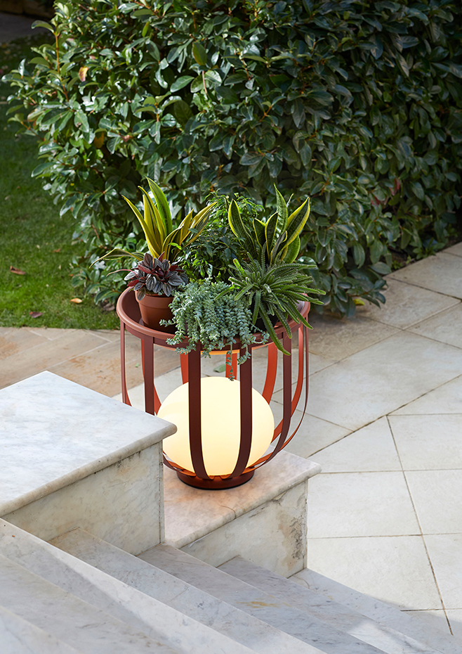 Estiluz - Bols Floor lamps - 4028X - Outdoor - 78 Oxide Red