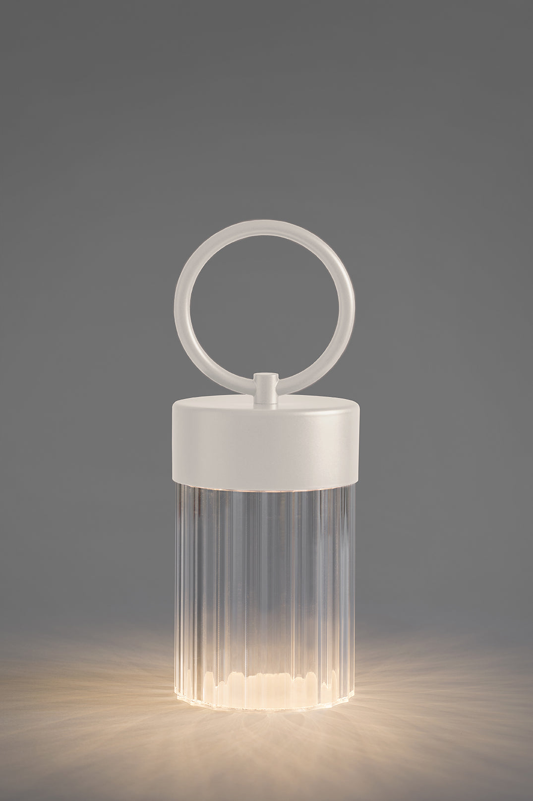 Contardi Lighting Claretta Battery Lamp - Matt White Lacquered