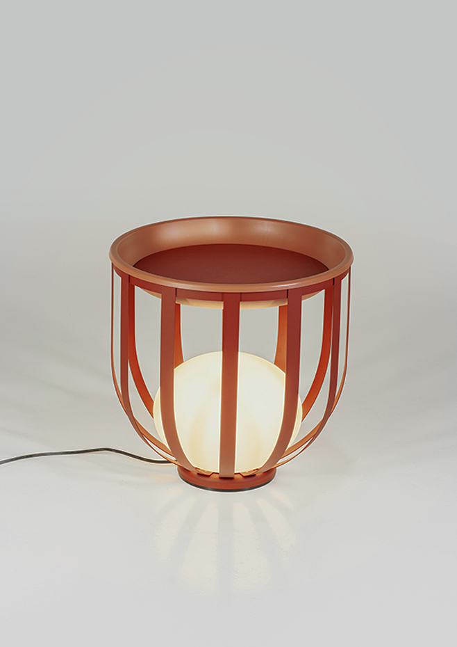 Estiluz - Bols Floor lamps - 4028X - Outdoor - 78 Oxide Red