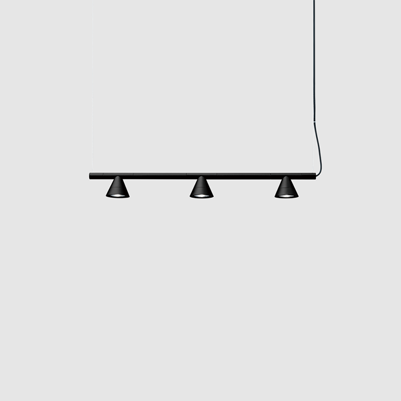 AGO Lighting Probe Pendant Rail Spot Light - Black