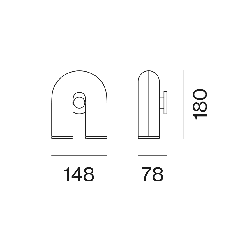 AGO Lighting Cirkus Wall Light - Green