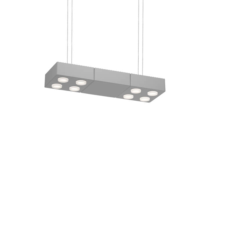 AGO Lighting Domino Pendant Triple Light - Gray