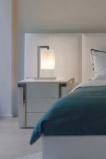 Contardi Lighting Coco Deluxe Table Lamp - White cotton 800