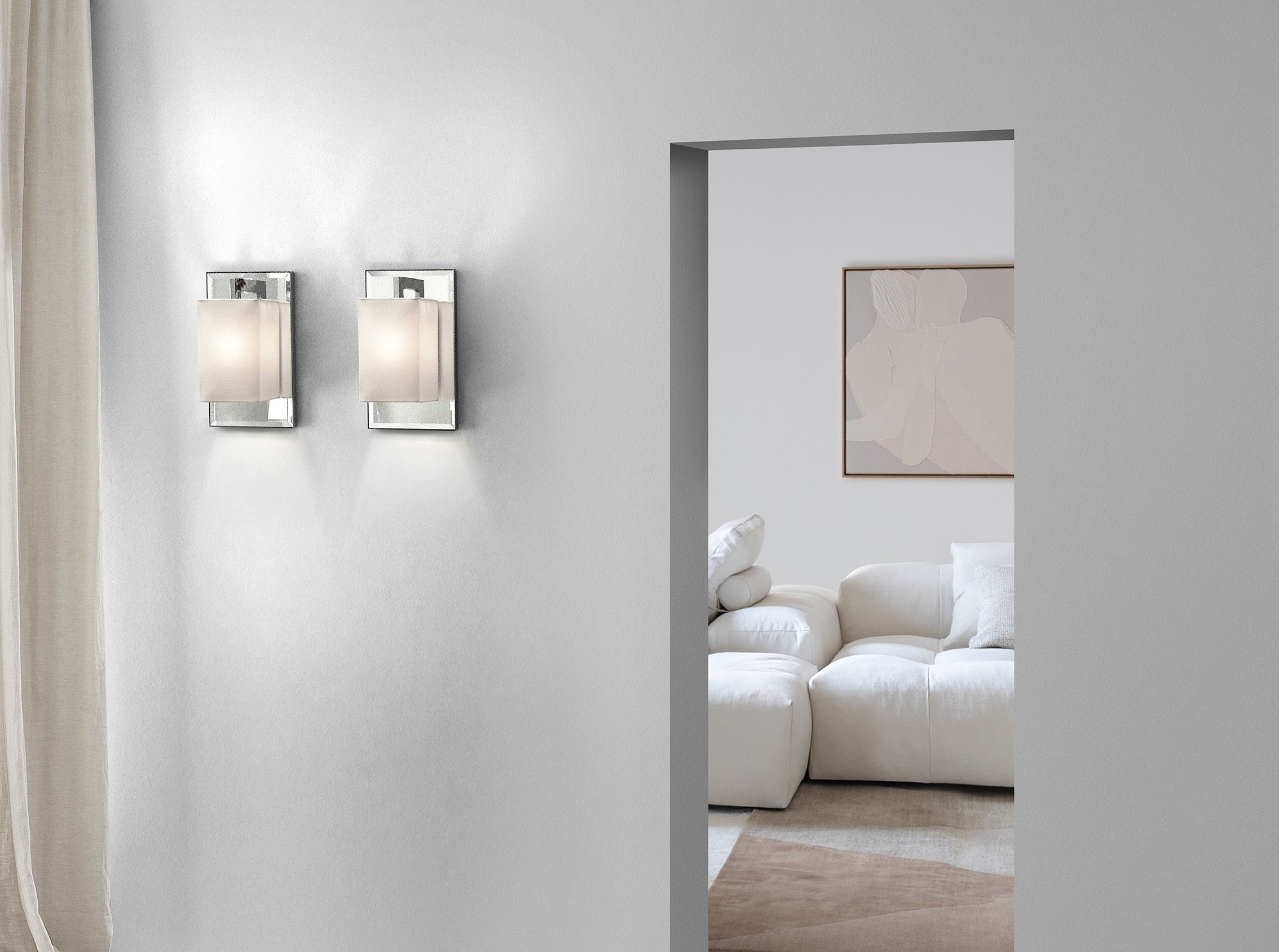 Contardi Lighting Coco Wall Lamp - White cotton 800