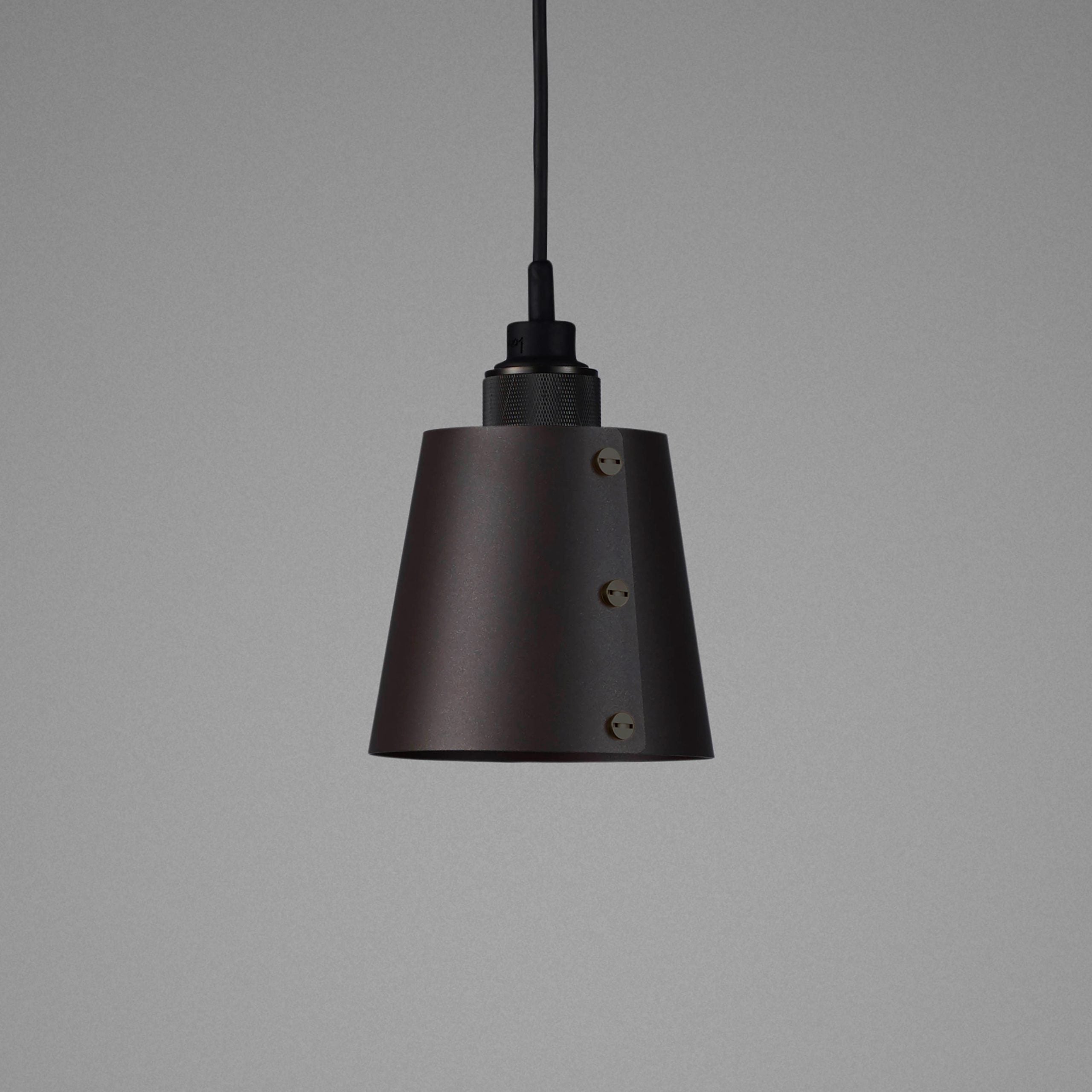 Buster & Punch Hooked Pendant Light -  1.0 - Small - Graphite - Smoked Bronze - 2.0m