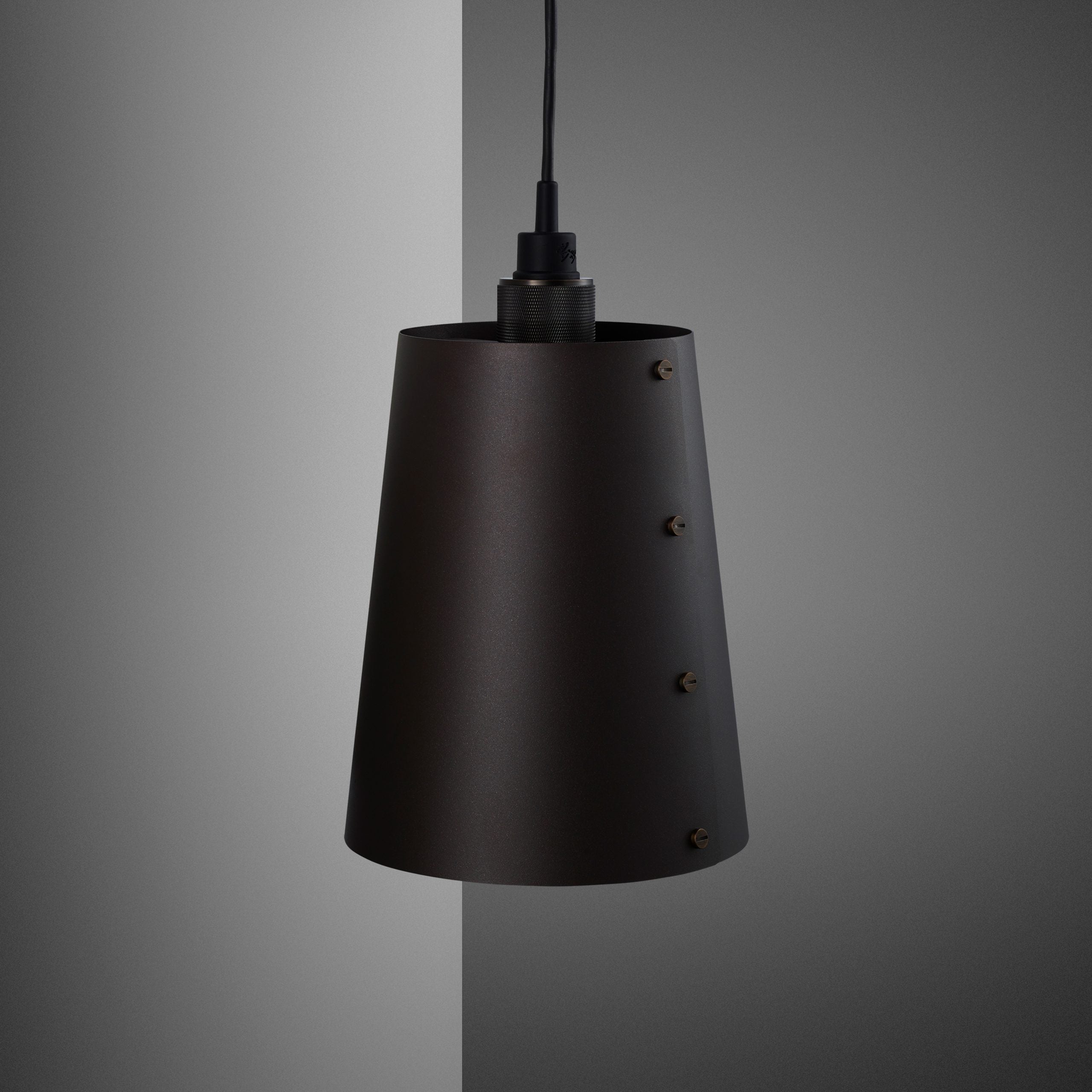 Buster & Punch Hooked Wall Light - Large - Graphite - Smoked Bronze