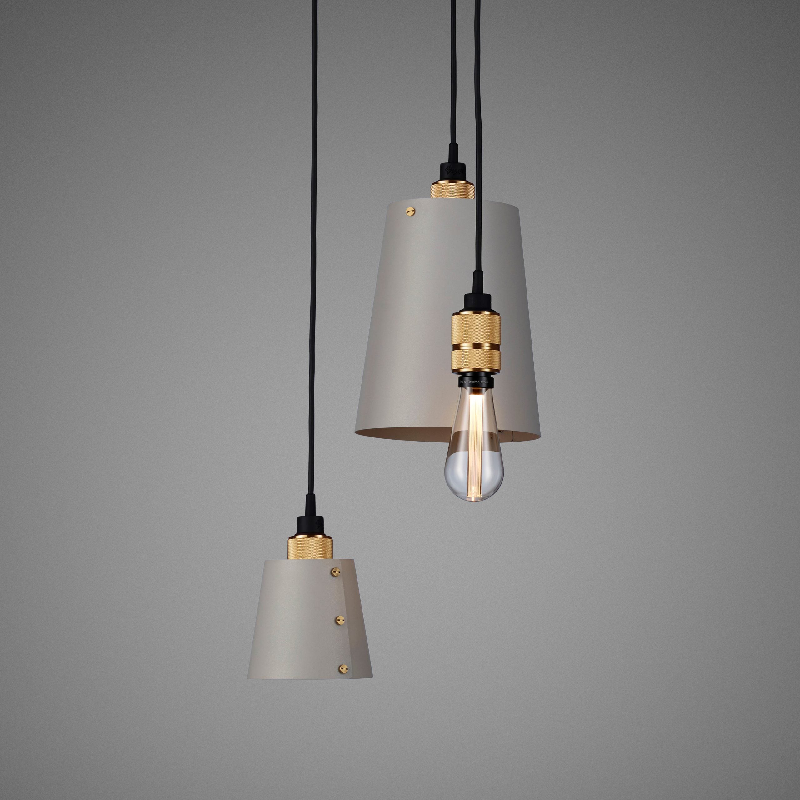 Buster & Punch Hooked Pendant Chandelier - 3.0 - Mix - Stone - Brass - 2.0m