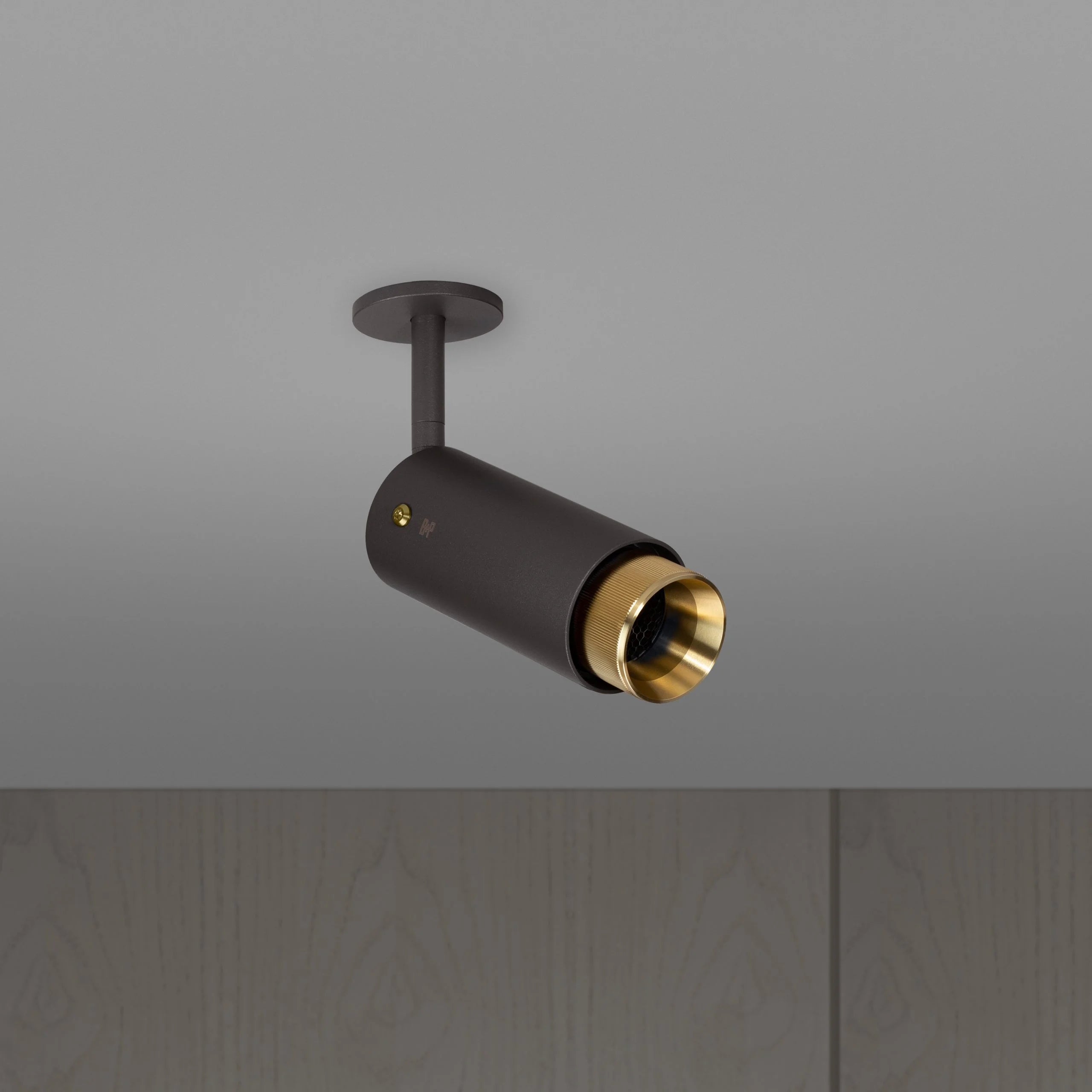 Buster & Punch Exhaust Spot - Linear - Graphite - Brass