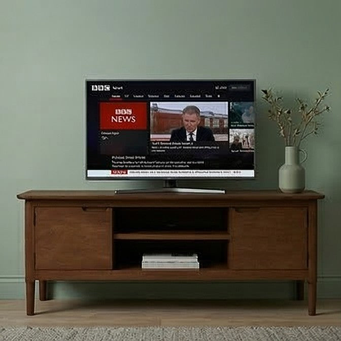 Fishe & Lilly Norway Dark Walnut TV Stand & Media Unit