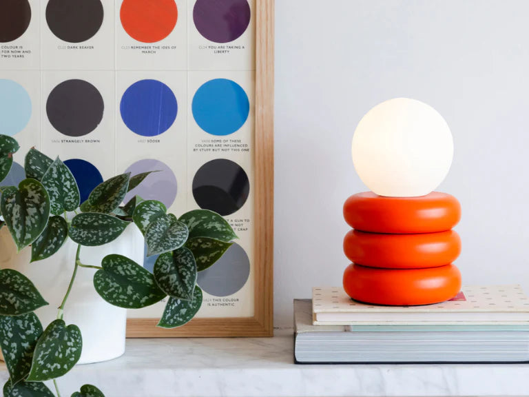 Houseof Peel Orange Rechargeable Table Lamp