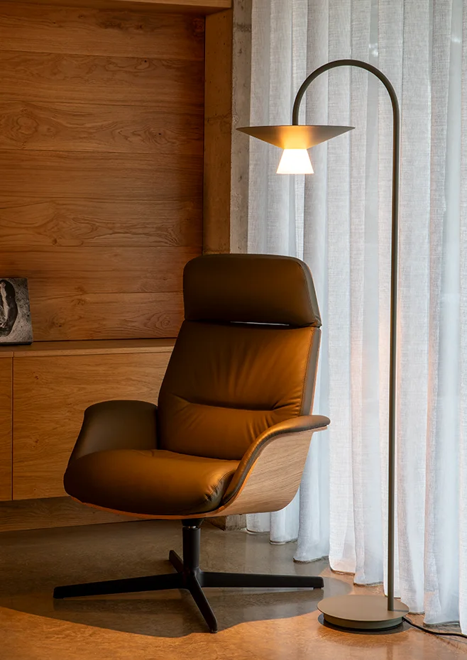 Estiluz - Belt Floor lamps - 149MG - 96 Anthracite