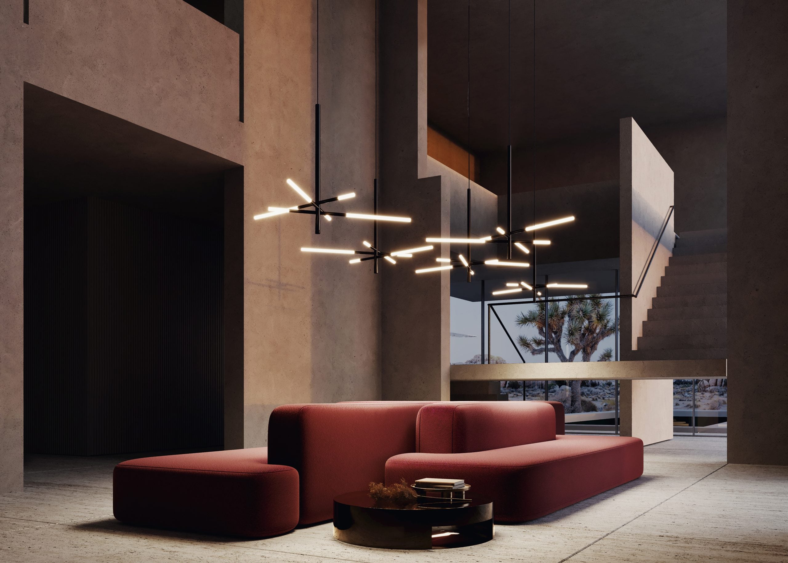 Contardi Lighting Bianca SO Suspension Lamp - Brass