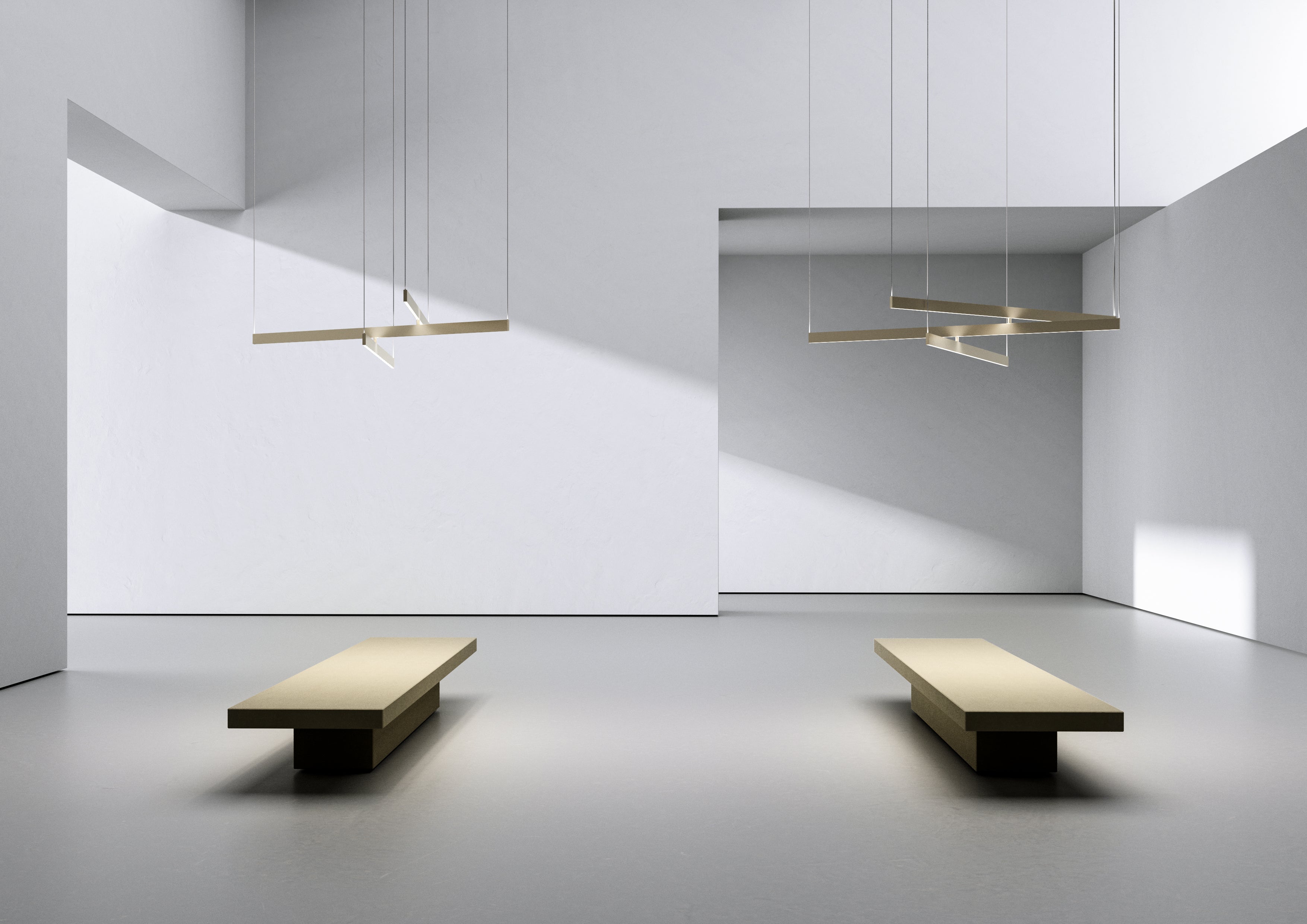 Contardi Lighting Fly Multiple light - Brushed Bronze-Nickel