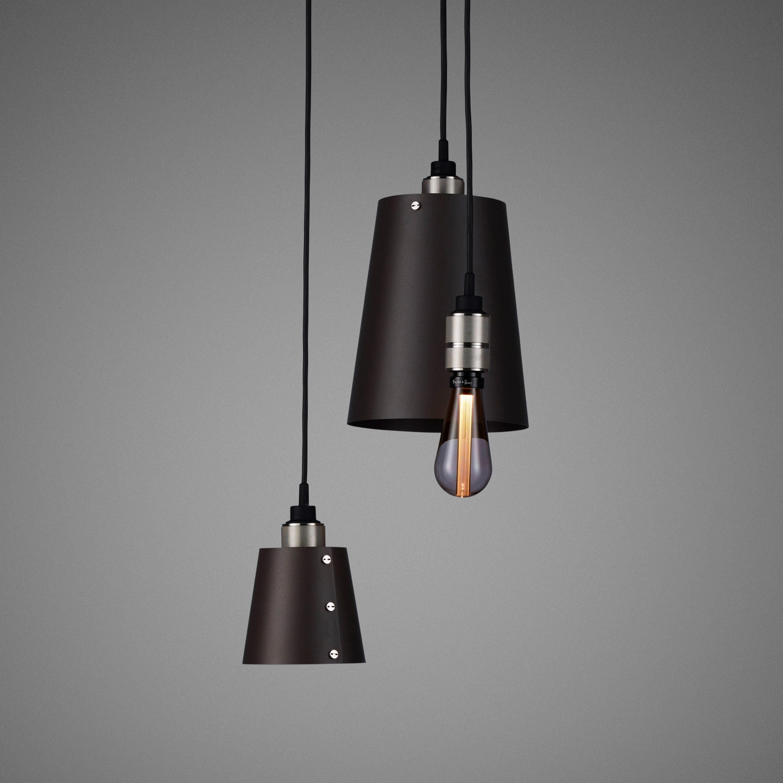 Buster & Punch Hooked Pendant Chandelier - 3.0 - Mix - Graphite - Steel - 2.0m