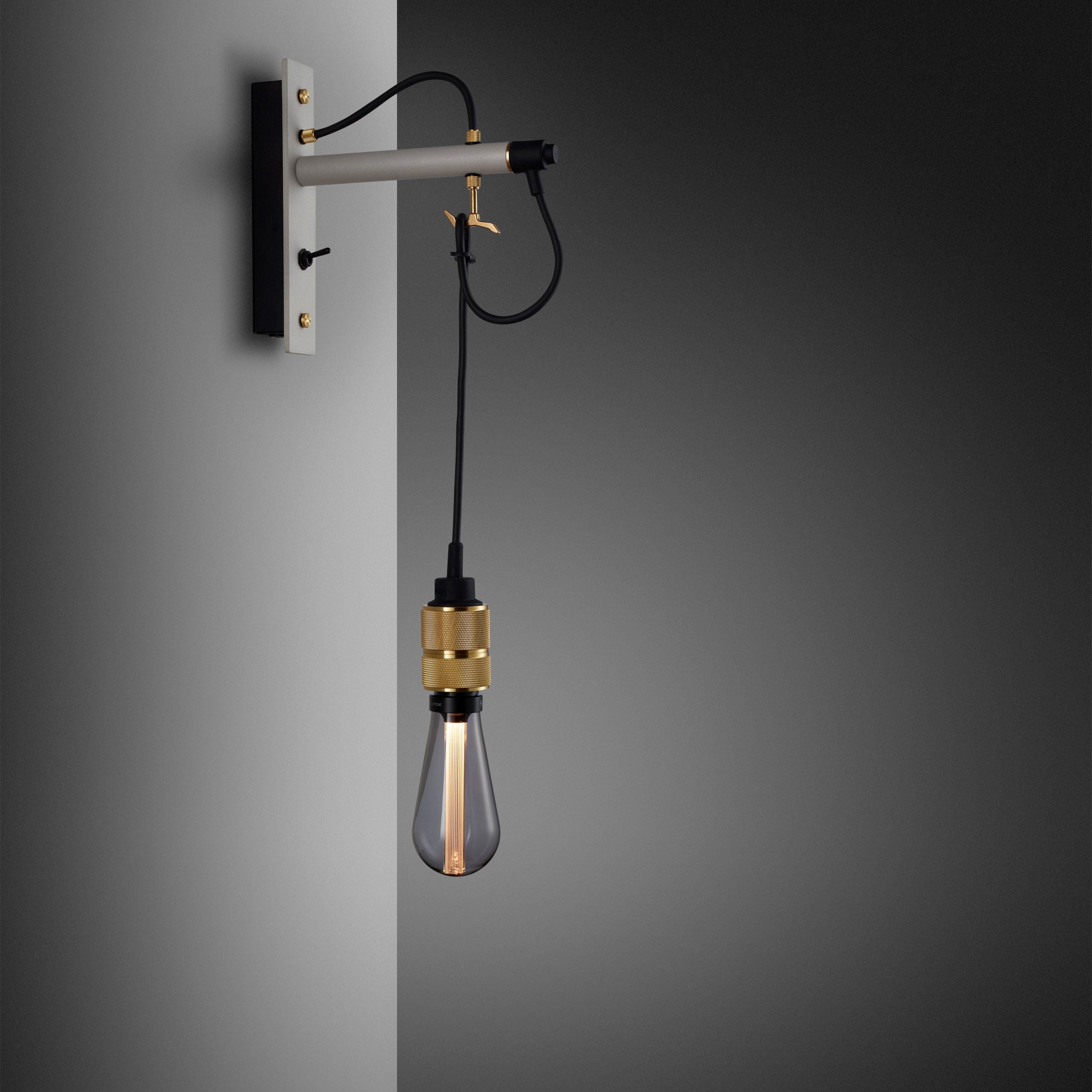 Buster & Punch Hooked Wall Light - Nude - Stone - Brass