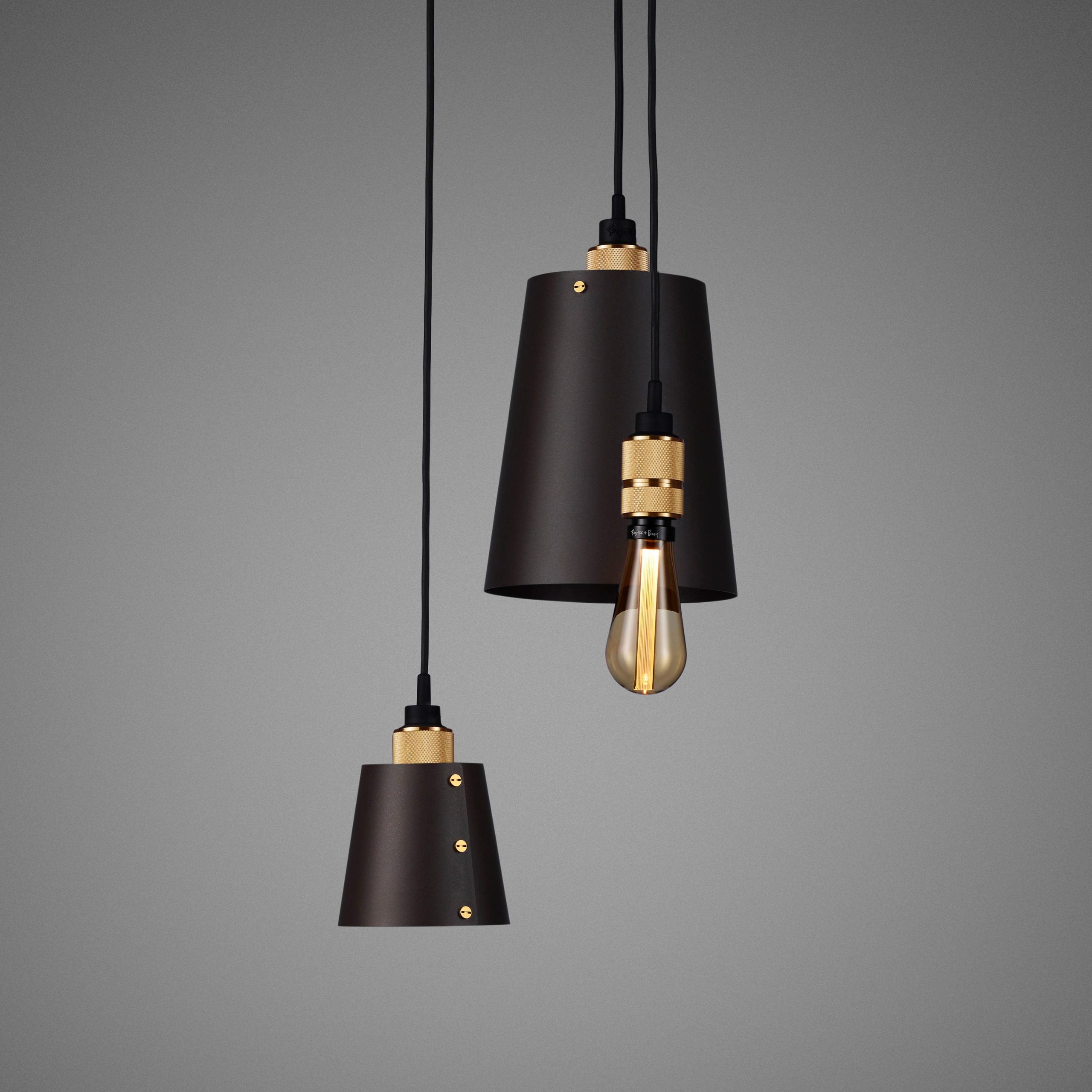 Buster & Punch Hooked Pendant Chandelier - 3.0- Mix - Graphite - Brass - 2.0m