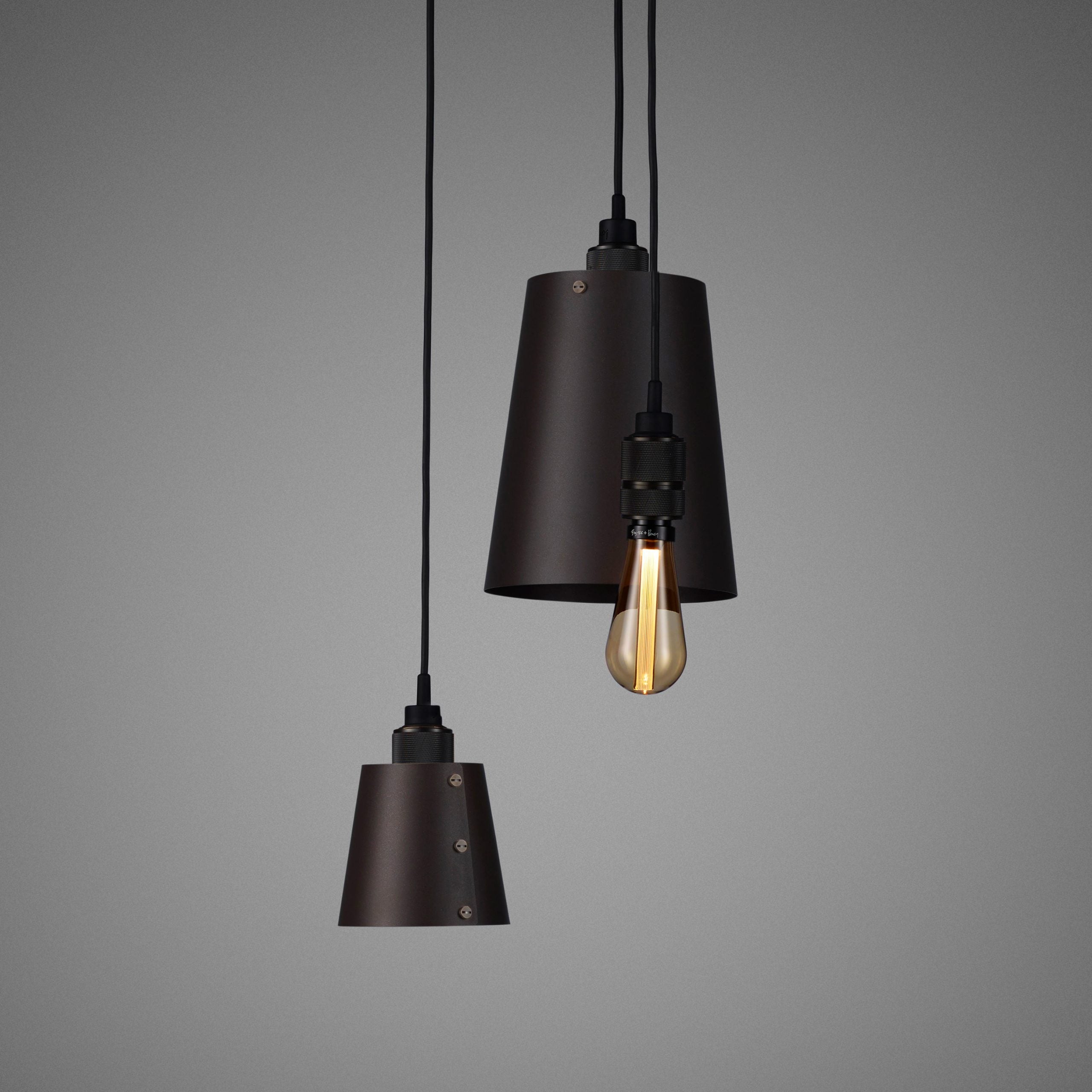 Buster & Punch Hooked Pendant Chandelier - 3.0 - Mix - Graphite - Smoked Bronze - 2.0m