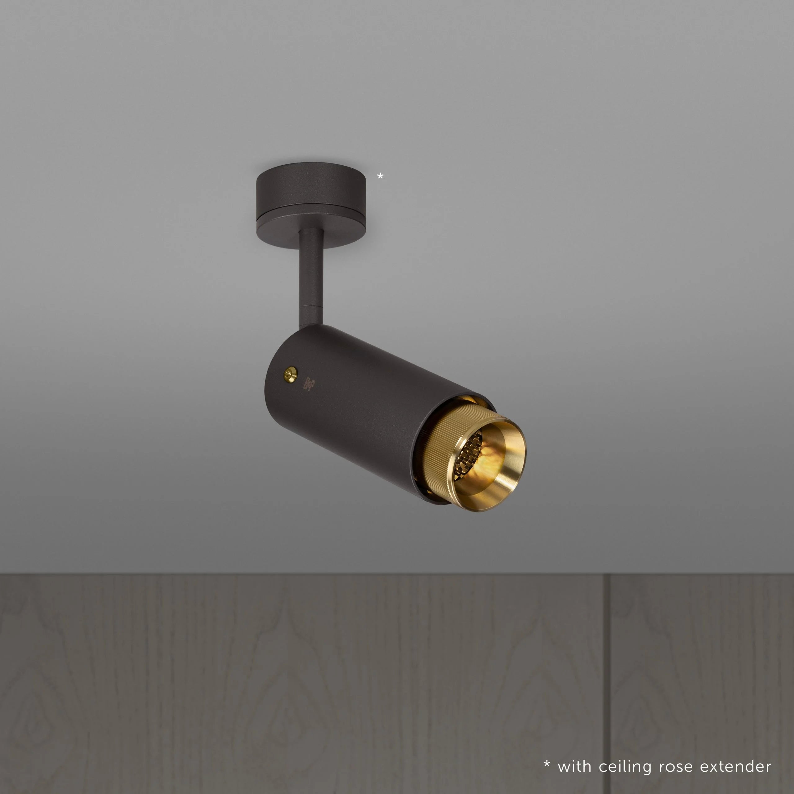 Buster & Punch Exhaust Spot - Linear - Graphite - Brass