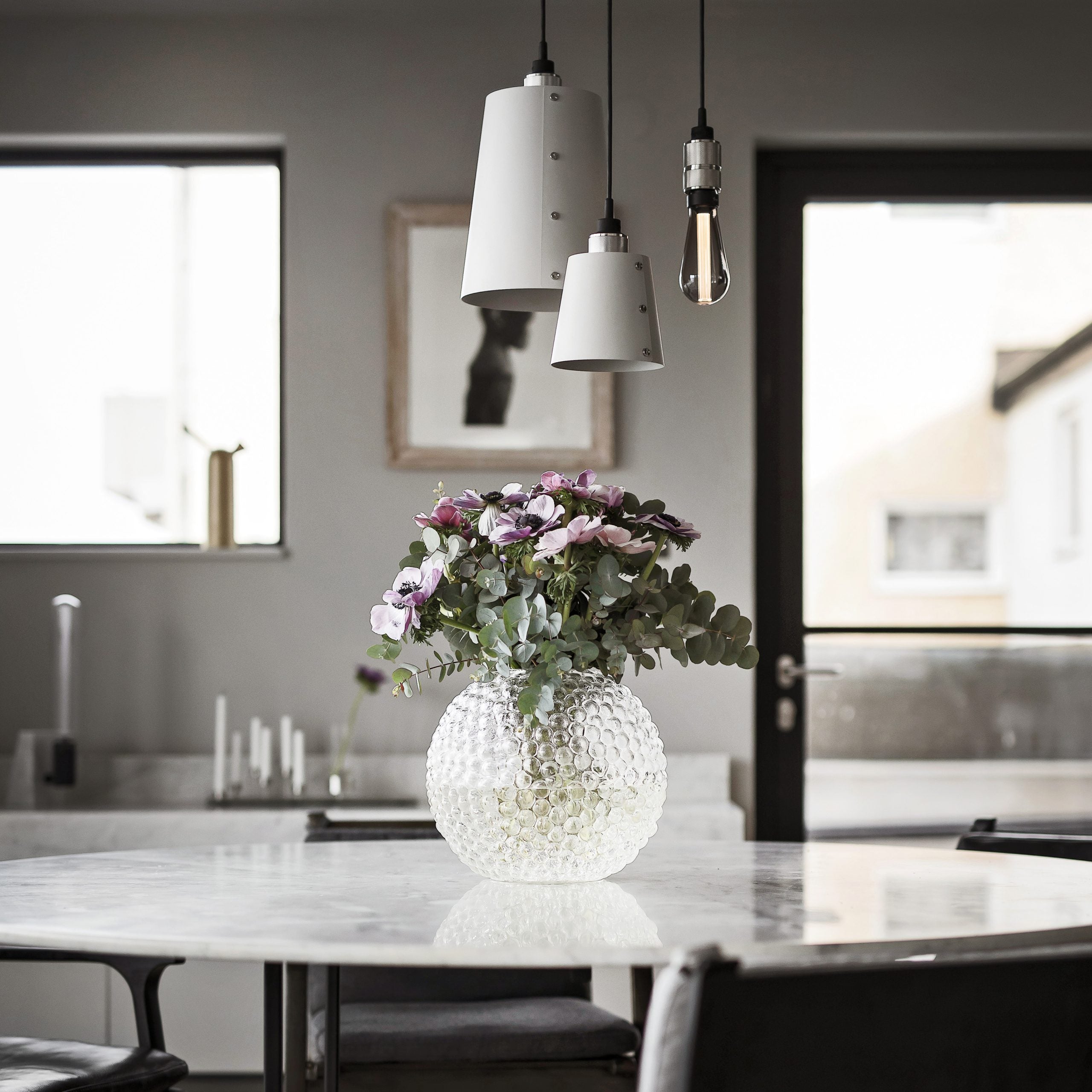 Buster & Punch Hooked Pendant Chandelier - 3.0 - Mix - Stone - Steel - 2.6m