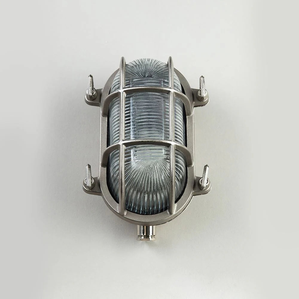 Old School Electric Oval Bulkhead - Small - Nickel
