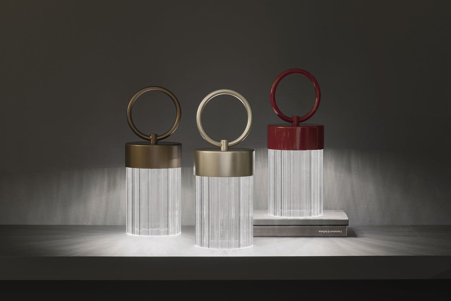 Contardi Lighting Claretta Battery Lamp - Dark Red