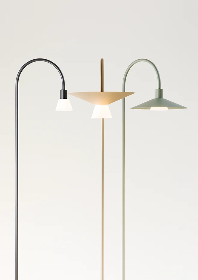 Estiluz - Belt Floor lamps - 149MG - 9 Pale Green