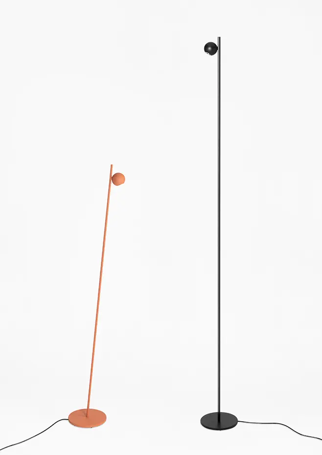 Estiluz - Compass Floor lamps - 4078 - 59 Terracotta