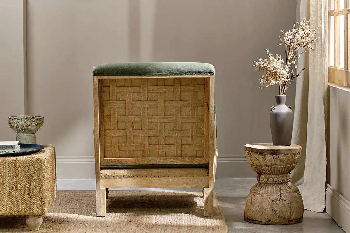 Nkuku Abe Deconstructed Linen Armchair