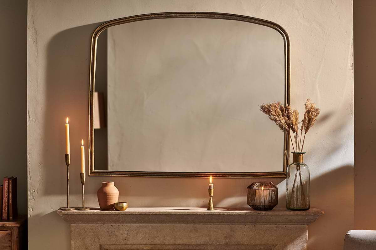 Nkuku - Almora Arched Mirror - Large