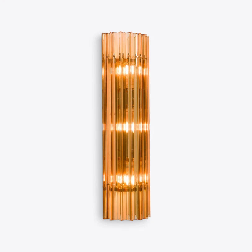 Pure White Lines Amber Amaro IP44 Wall Light - available in two sizes
