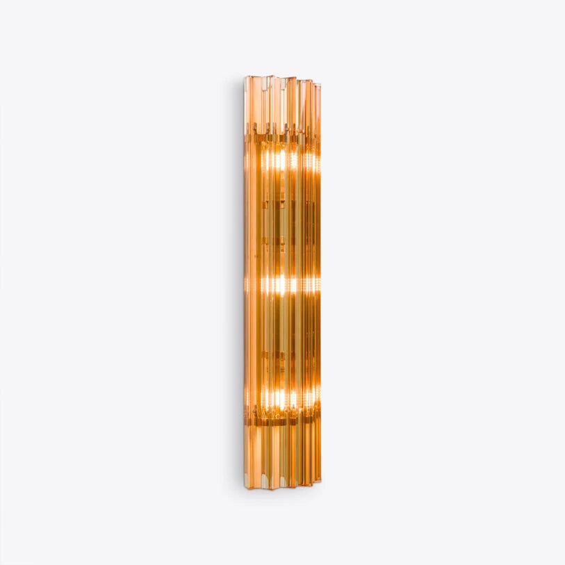 Pure White Lines Amber Amaro IP44 Wall Light - available in two sizes
