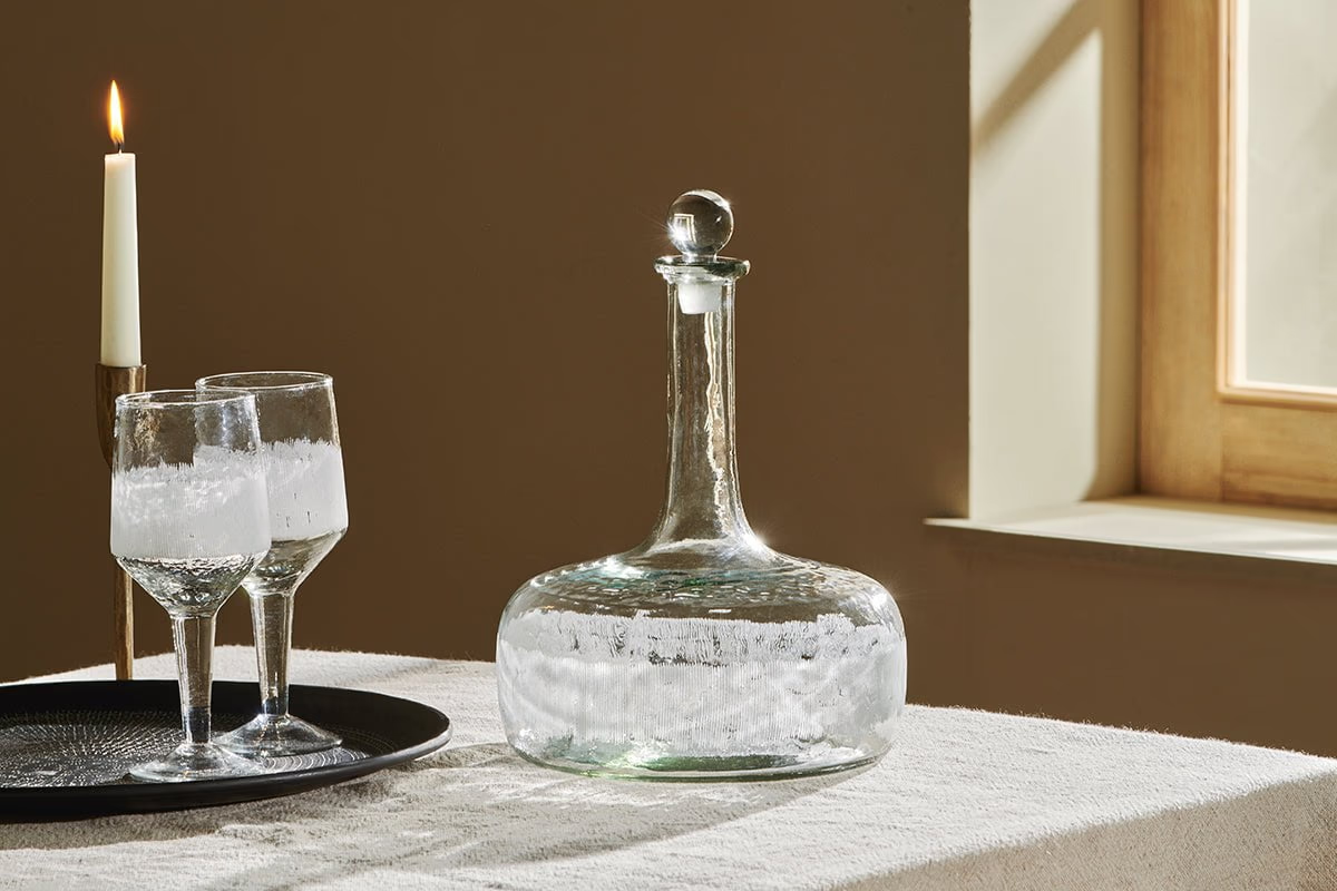Nkuku - Anara Etched Decanter