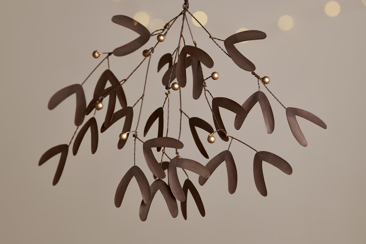 Nkuku - Avni Mistletoe - Antique Brass