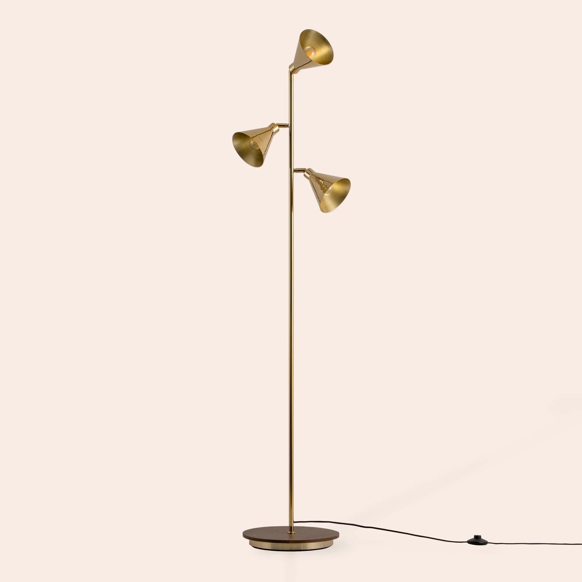 Houseof Brass Cone Floor Lamp.