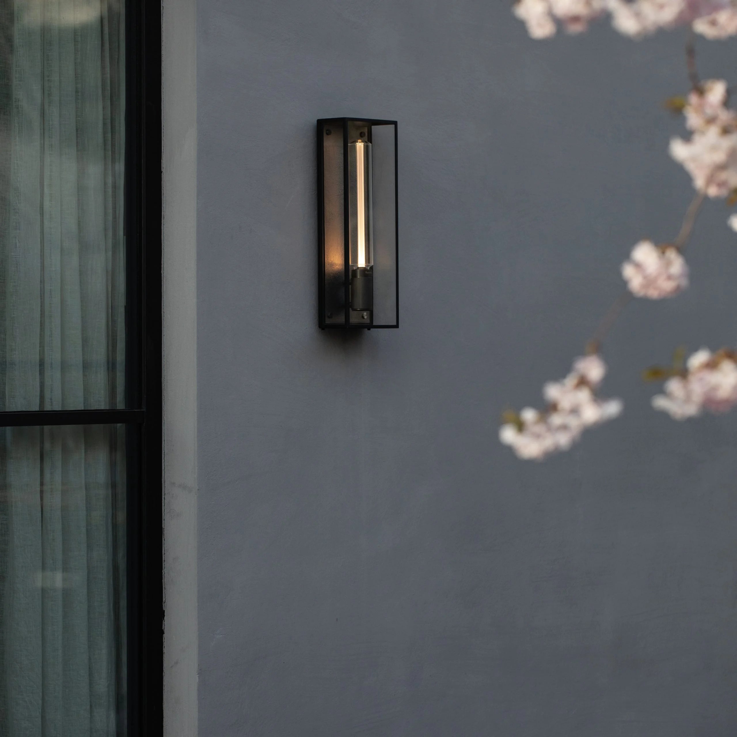 Buster & Punch Caged Wet - Wall Light - Large - Gun Metal