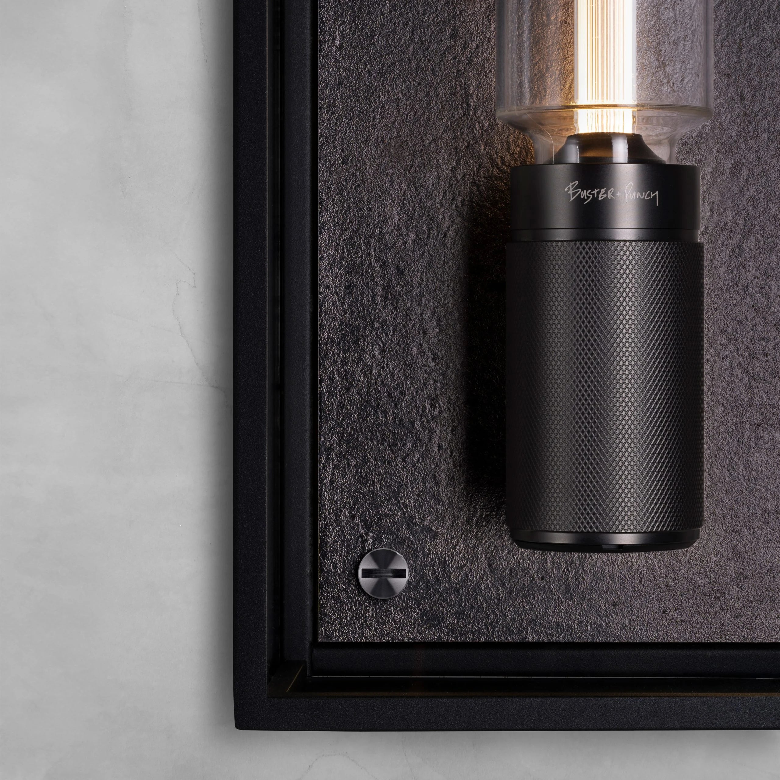 Buster & Punch Caged Wet - Wall Light - Large - Gun Metal
