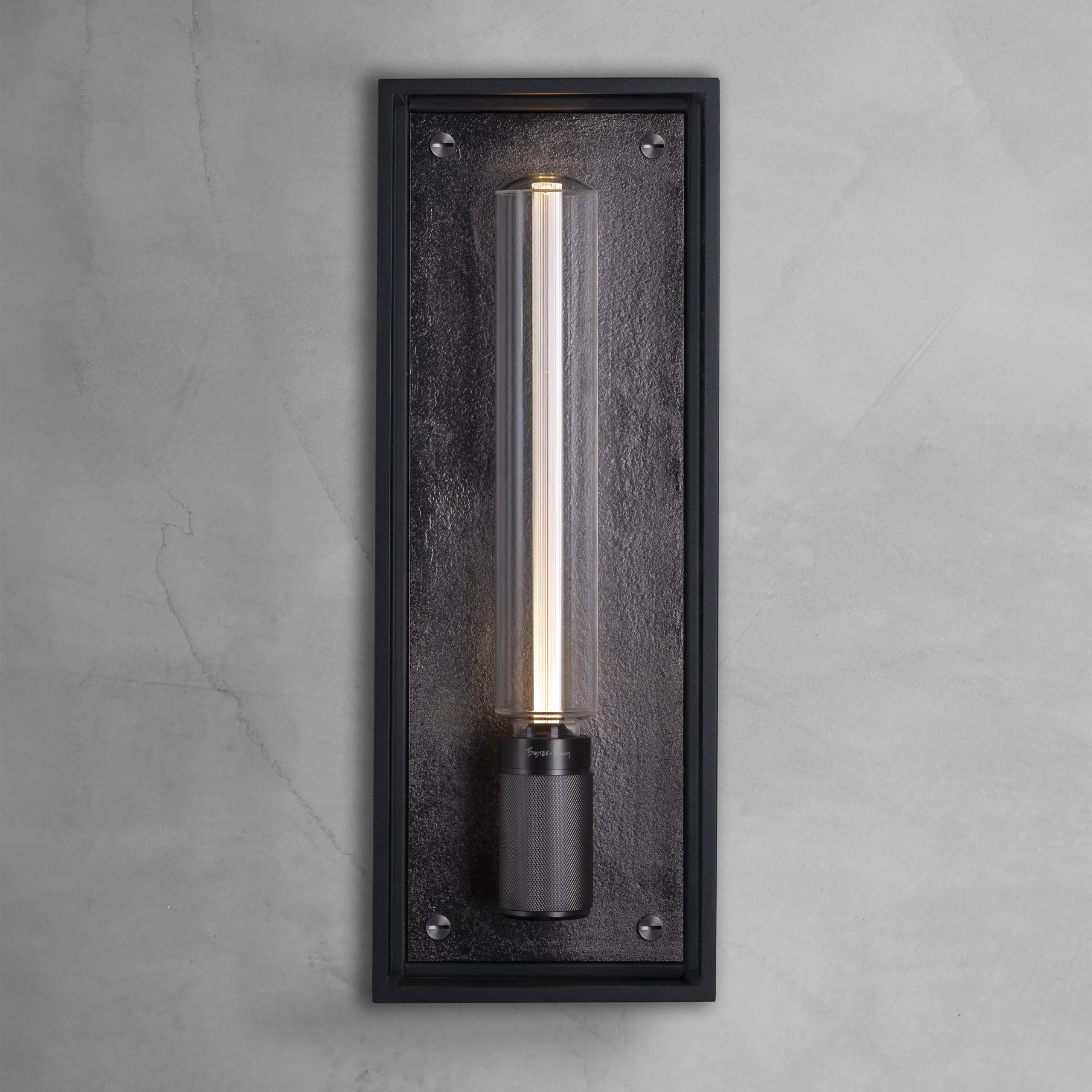 Buster & Punch Caged Wet - Wall Light - Large - Gun Metal
