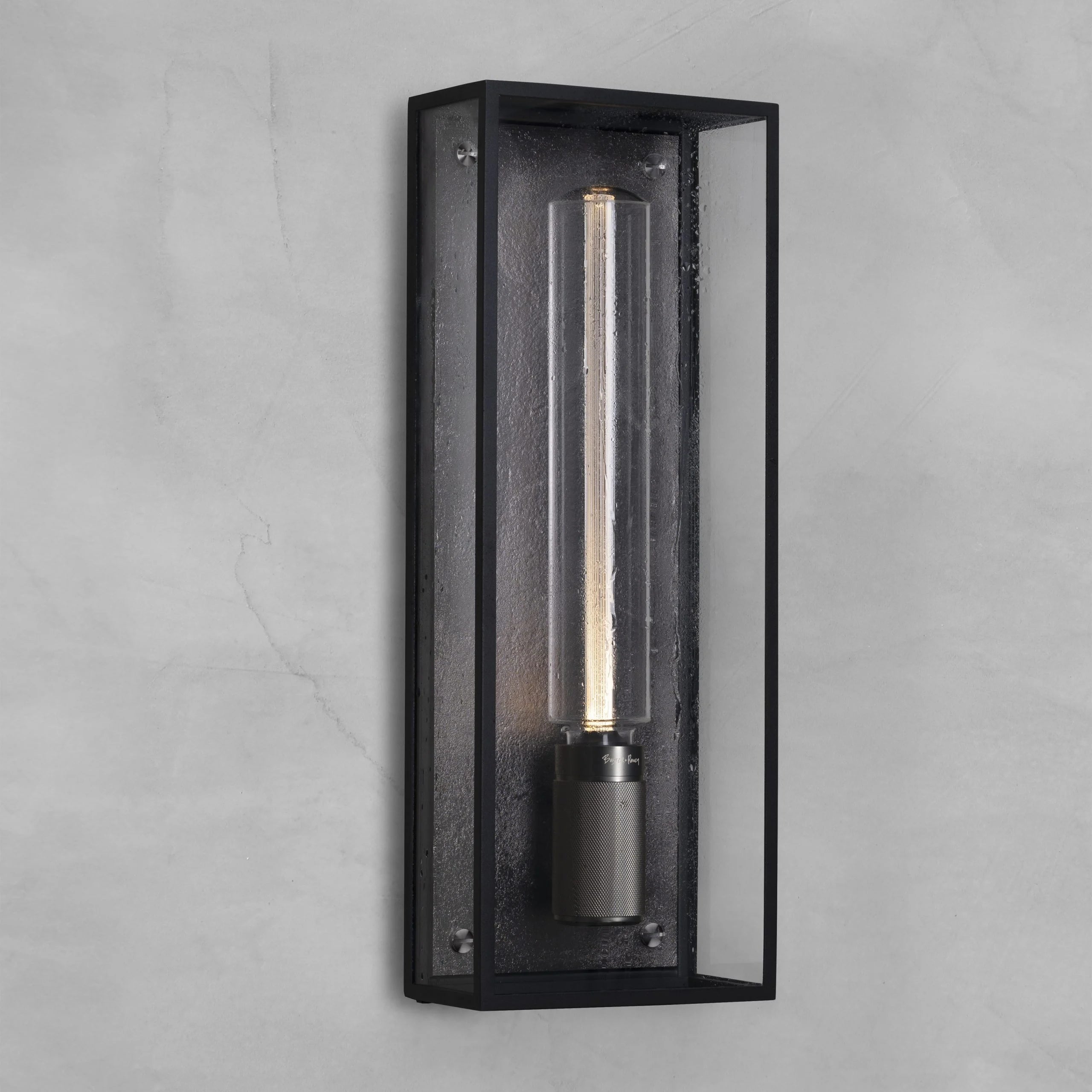 Buster & Punch Caged Wet - Wall Light - Large - Gun Metal