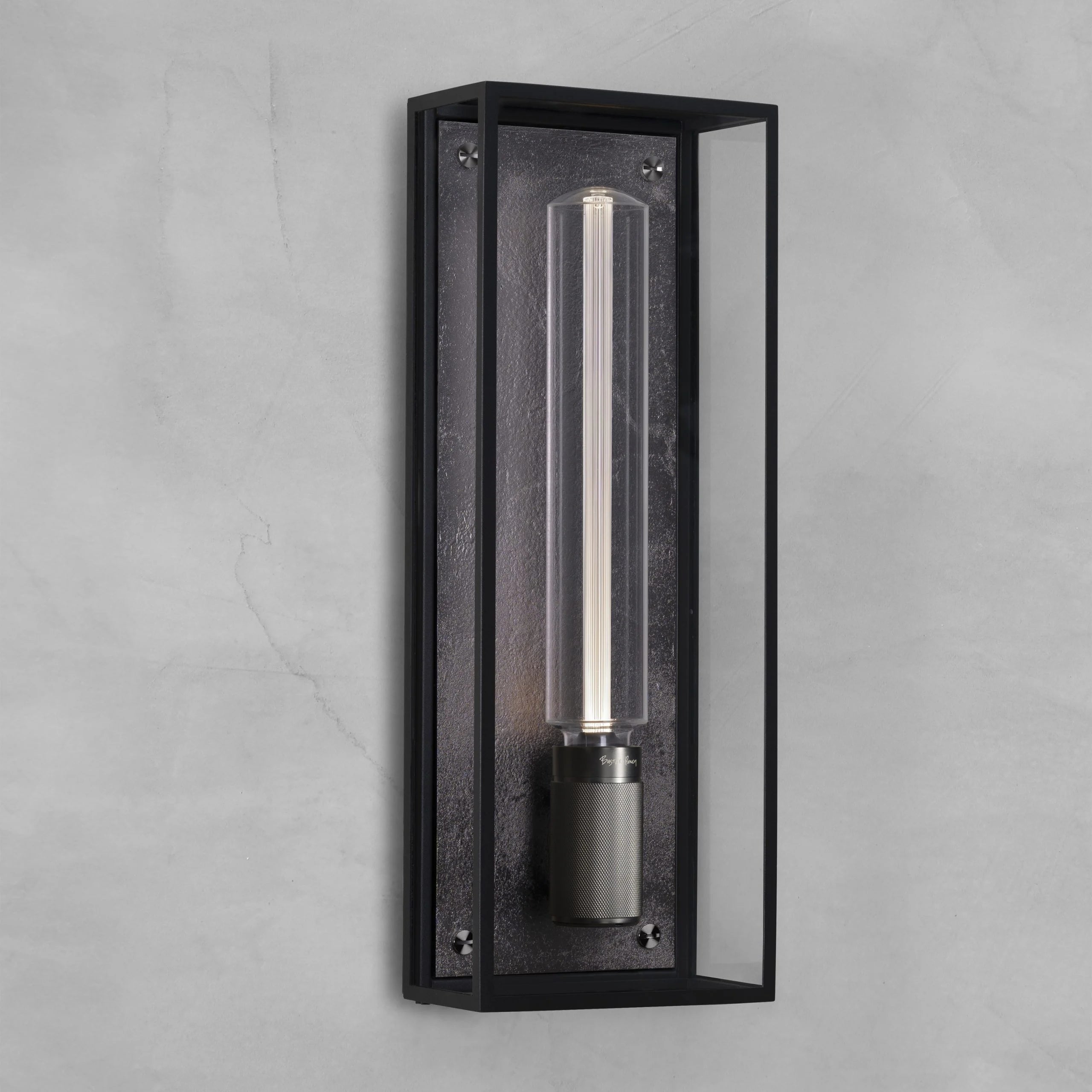 Buster & Punch Caged Wet - Wall Light - Large - Gun Metal
