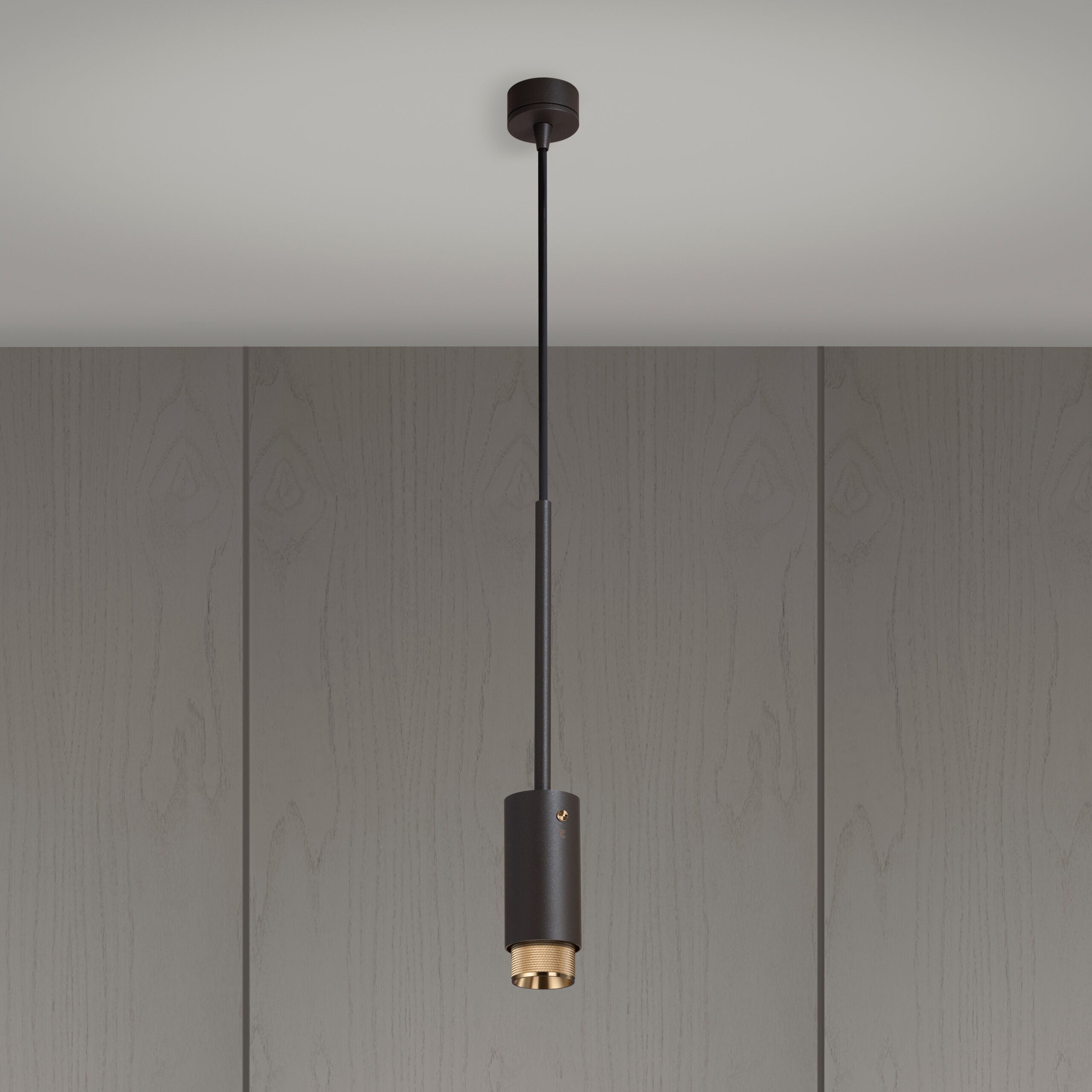 Buster & Punch Exhaust Pendant - Cross - Stone - Brass
